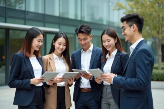 Réunion de jeunes leaders de l'ASEAN échangeant des idées innovantes