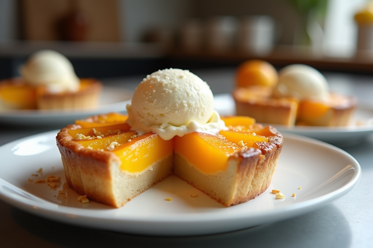 tarte pêche